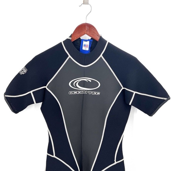 Ocean Tec Titanium 2/2 mm Black Shorty Wetsuit Shorty - Picture 2 of 6
